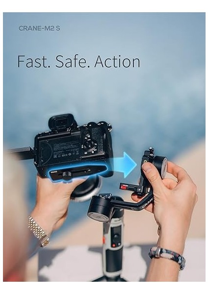 Zhi Yun Crane M2S Combo[official] 3 Eksenli Stabilizatör Gimbal Akıllı Telefonlar, Aksiyon Kameraları, Kompakt ve Hafif Hibrit Kameralar Için modelleri