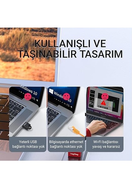 USB 2.0 To 100MBPS Ethernet Çevirici ve 3 Portlu USB Hub Çoklayıcı modelleri