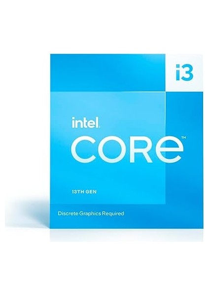 Core I3 13100F 3.40GHZ 4 Çekirdek 12MB Önbellek LGA1700 Soket 10NM Kutulu Box Işlemci fiyatları