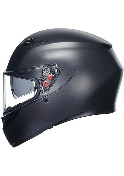 K3 Motosiklet Kaskı Mono Kapalı Kask Matt Black M indirimleri