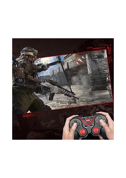 Evrensel Wireless Gamepad, USB Kablosuz Bluetooth 5.0 Joystick Tv Box Konsol Oyun Kumandası, Android Ios Cep Telefonu Tutucu Için X3 modelleri