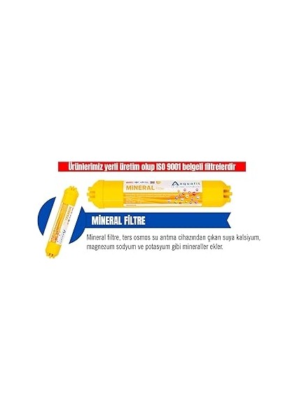 Mineral Filtre - Su Arıtma Cihazı Filtresi (Tüm Cihazlarla Uyumludur) fiyatları