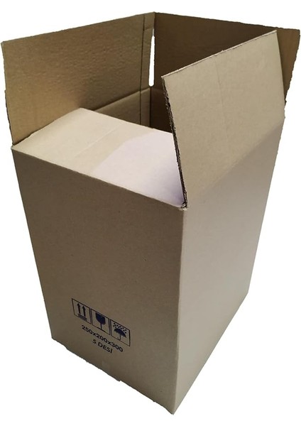 5 Desi Çift Oluklu Karton Koli 25X20X30 cm 20 Adet