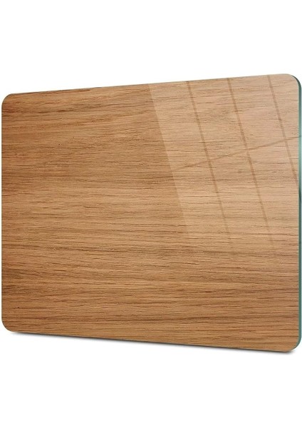 Cam Kesme Tahtası Ahşap Meşe Desenli 30 x 40 cm