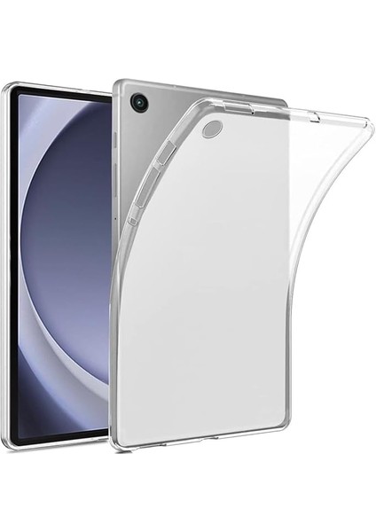 Galaxy Tab A9 Şeffaf Kılıf Silikon Tablet Kılıfı Ultra Ince Buzlu Şeffaf Kılıf (Tab A9)