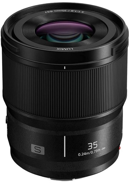 S-S35E Lumıx S Objektif (35 Mm, F1.8, Filtre Boyutu 67 Mm, Toz, Su Sıçramalarına ve Soğuğa Dayanıklı) Siyah