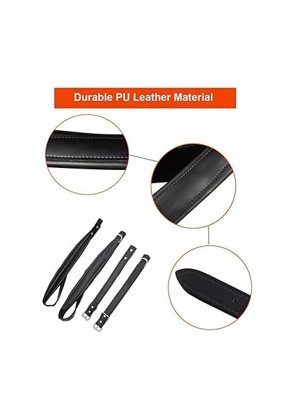 Yastıklı Akordeon Omuz Askısı Düşük Akordeon Pu Deri Ayarlanabilir Omuz Askısı, 16-120 Akordeon Için Ayarlanabilir Omuz Askısı, Siyah Dayanıklı Kullanımı modelleri