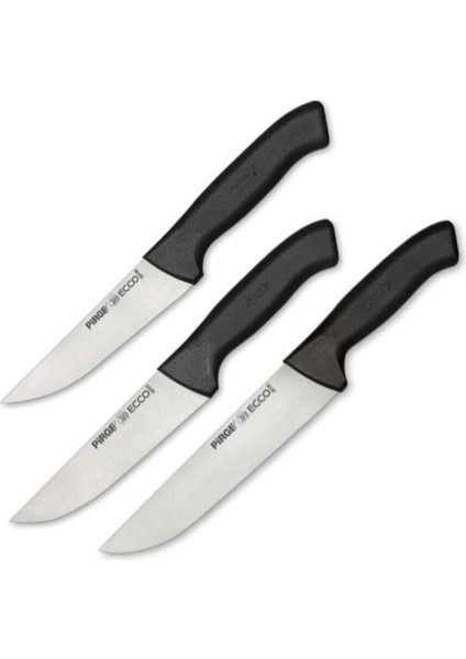 Ecco Evde Kasap Bıçak Seti 3 Parça