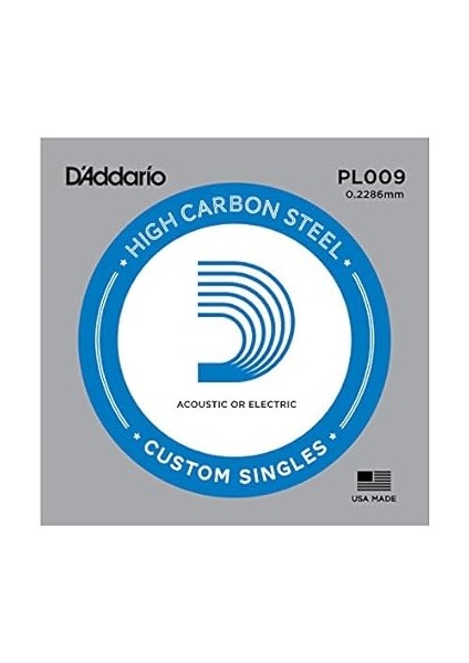PL009 Elektro ve Akustik Tek Tel, E-(Mi), High Carbon St modelleri