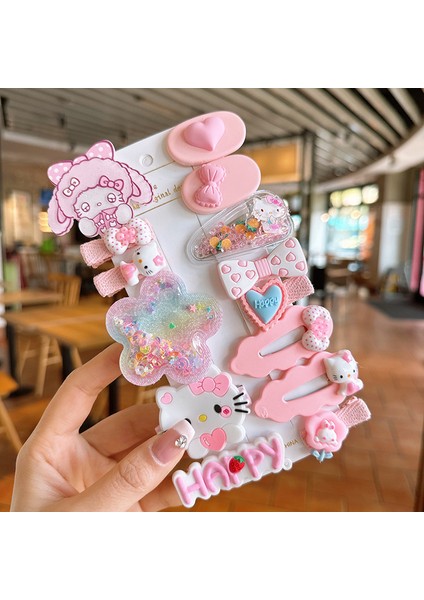 Çocuk Saç Tokası Saç Aksesuarları Yeni Küçük Kız Saç Kartı Kızlar Sevimli Bebek Bangs Kartı (Yurt Dışından)