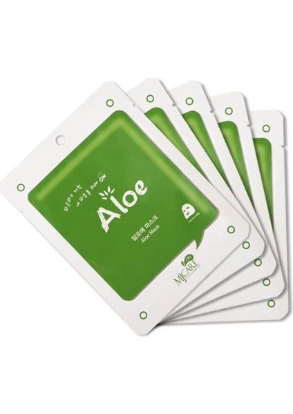 Aloe Vera Özlü Yüz Maskesi 5'li 88092208001605