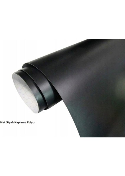 Mat Siyah Mobilya Dolap Kaplama Folyosu 61 cm x 1 Metre indirimleri