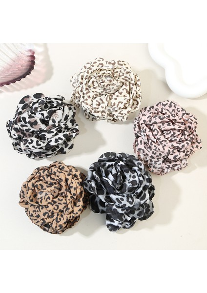 Leopar Desenli Çiçeklerin Tasarım Anlayışı Başın Tam Arkası Plaka Saç Tutma Klipsi Moda Çok Yönlü Mizaç Köpekbalığı Klipsi Saç Aksesuarları Saç Tokası Kadın (Yurt Dışından) fiyatları