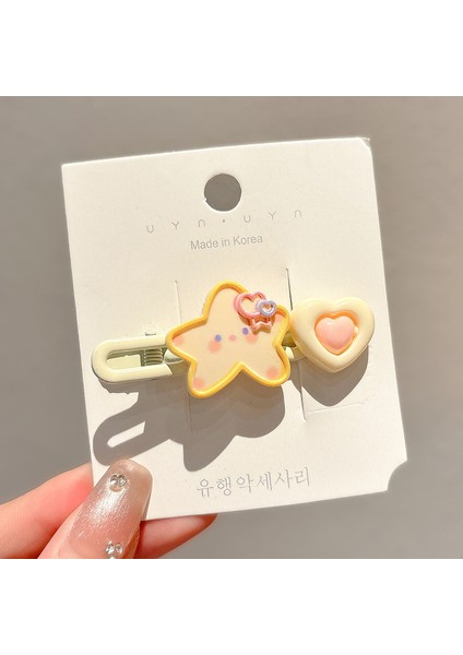 Narin Sonbahar ve Kış Saç Tokası Merad Kolej Tarzı Bb Klip Saç Kartı Alın Kırık Saç Yan Klip Başlıklar (Yurt Dışından)