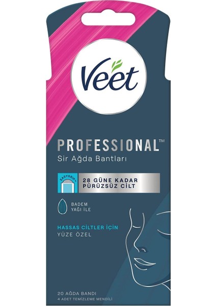 Professional Yüz Ağda Bandı 20'li Hassas Ciltler