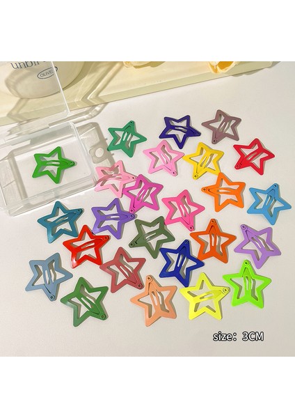 Ördek Gagası Klipsi Kare Klips Diy Saç Tokası Malzemesi Saç Aksesuarları Saç Tokası Basit Buzlu Yan Klips Yapışkan (Yurt Dışından)