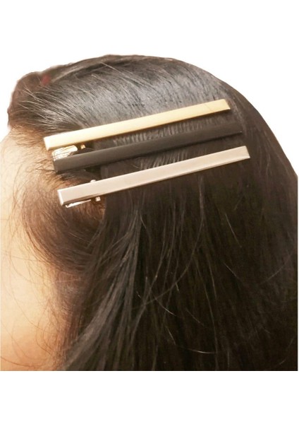 Ördek Gagası Klipsi Kare Klips Diy Saç Tokası Malzemesi Saç Aksesuarları Saç Tokası Basit Buzlu Yan Klips Yapışkan (Yurt Dışından) fiyatları