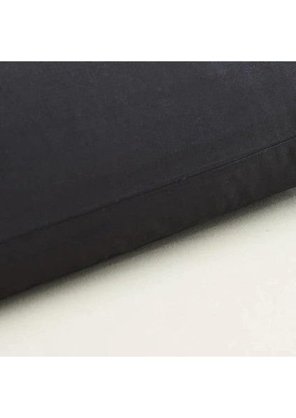 Home Pamuklu 2'li Kapaklı Yastık Kılıfı 50X70 cm - Yumuşak ve Nefes Alabilir - Düz Renk (Siyah) fırsatları