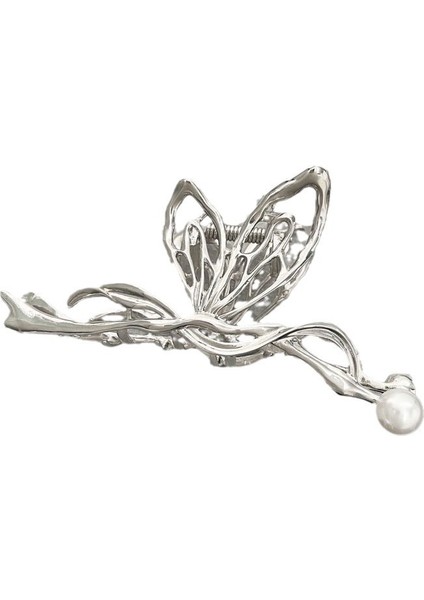 Basit Yay Metal Kapma Klipsi Kadın Gelişmiş Büyük Mizaç Duygusu Köpekbalığı Klipsi Soğuk Başın Arkası (Yurt Dışından) modelleri