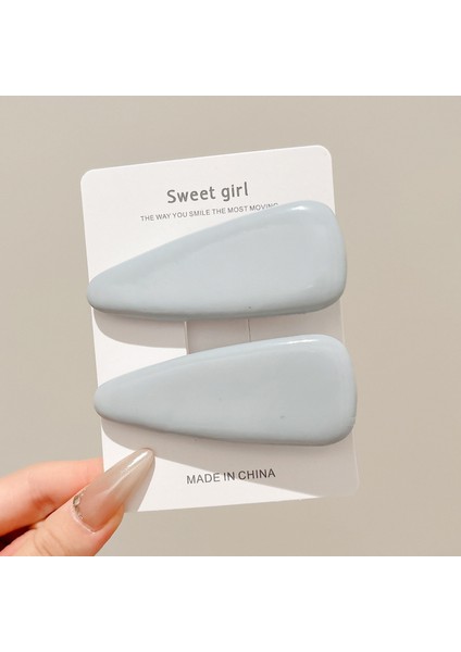 Metal Niş Tasarım Sonbahar ve Kış Klip Kız Sevimli Ins Saç Tokası Çocuk Saç Kartı (Yurt Dışından)