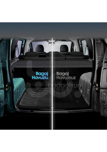 Fiat Doblo 2008-2020 Özel Kesim Bagaj Havuzu