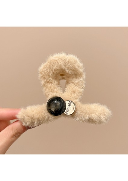 Kedi Peluş Çizik Klipsi Kadın Sonbahar ve Kış Gelişmiş Disk Saç Tokası Duygusu Başın Arkası Büyük Köpekbalığı Klipsi Saç Kartı Başlıklar (Yurt Dışından)