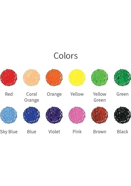 Ofıs ve Okul Amos CST12 Colorix Üçü Bir Arada Silky Twister 12'li, 12 Renk fiyatları