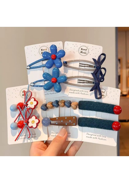 Metal Niş Tasarım Sonbahar ve Kış Klip Kızlar Sevimli Ins Saç Tokası Çocuk Mizaç Saç Kartı (Yurt Dışından) fiyatları