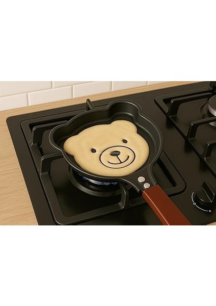 Hayvan Figürlü Pankek ve Omlet Tavası, Çocuklar Için Eğlenceli Mutfak Aleti, Yapışmaz Kaplama, Kolay Temizlenebilir indirimleri