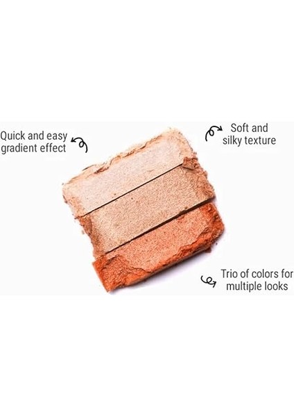 Yumuşak Dokulu, Dökülme Yapmayan 3 Renkli Göz Farı Triple Shadow No.3 (Mocha Beige) fırsatları