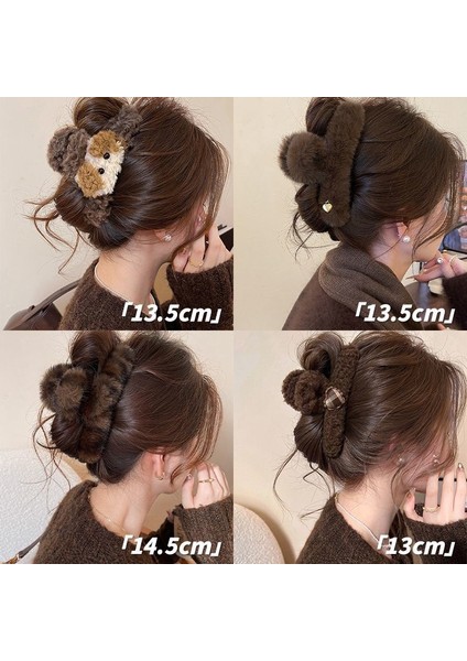 Sonbahar ve Kış Yay Peluş Çizik Klip Büyük Saç Tokası Kadın Yeni Sevimli Başın Arkası Kıdemli Anlamda Köpekbalığı Klip (Yurt Dışından) fiyatları