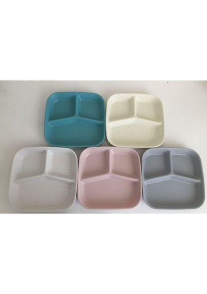 Mira-Life 3 Bölmeli Kahvaltı Tabağı Tabldot