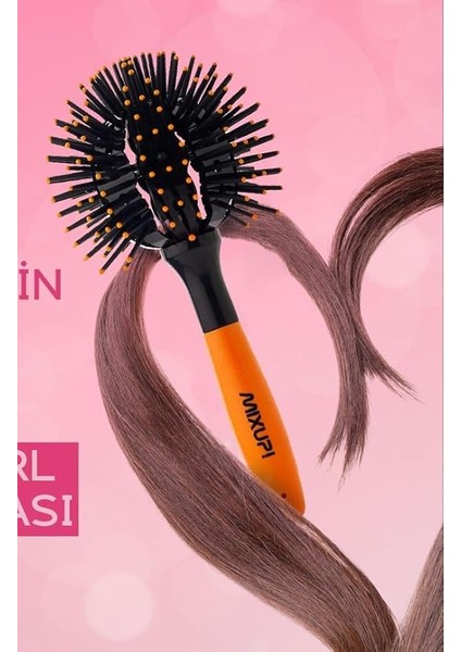 3D Curling Kıvırcık ve Dalgalı Saçlara Özel Bomb Saç Fırçası fırsatları