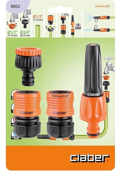 8802 Jet Spreyli Başlangıç Sulama Seti 1/2" fiyatları