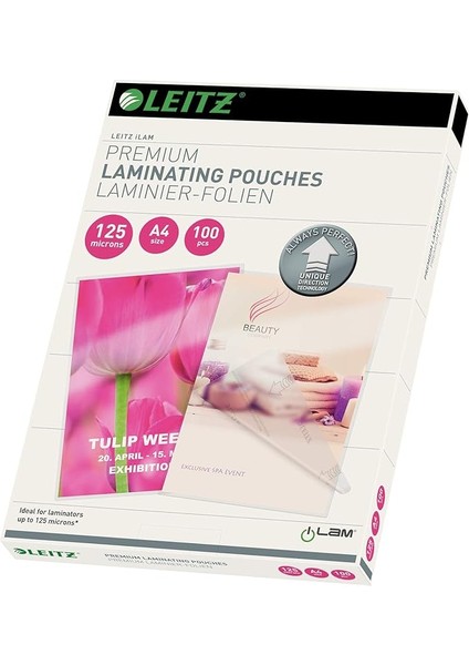 7481 A-4 Laminasyon Filmi 125 Micron 100'LÜ