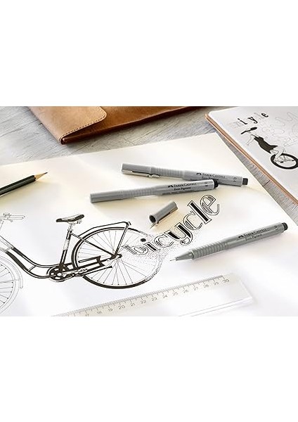 Ecco Pigment Set 8’li, 0.05 – 0.1 – 0.2 – 0.3 – 0.4 – 0.5 – 0.6 – 0.7 mm Uç, Ergonomik Tutuş, Suya Dayanıklı Pigmentli Mürekkep modelleri