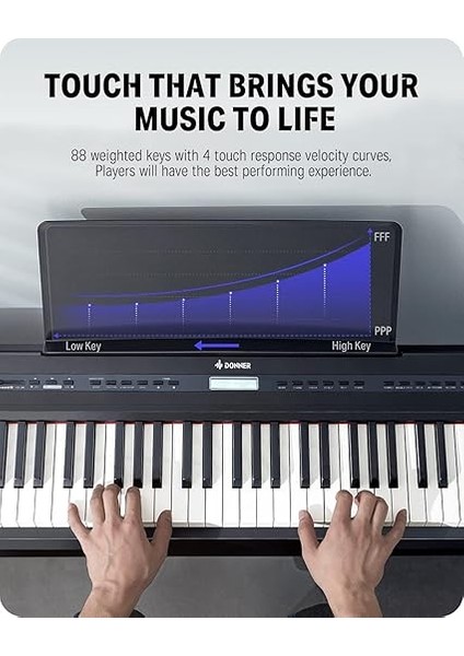 Dep-20 Dijital Piyano (Siyah) modelleri