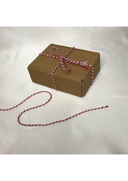 Beyaz Ip Iki Renkli Bileklik Paketleme Ipi 10 Metre (Kırmızı) fiyatları