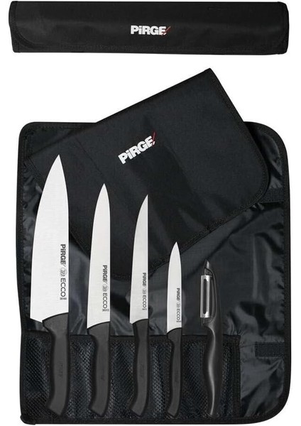 Ecco Çantalı 5'li Bıçak Seti