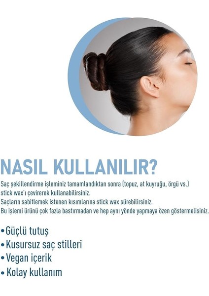 Hair Stick Wax 15GR - Saç Şekillendirici - Saç Sabitleyici modelleri