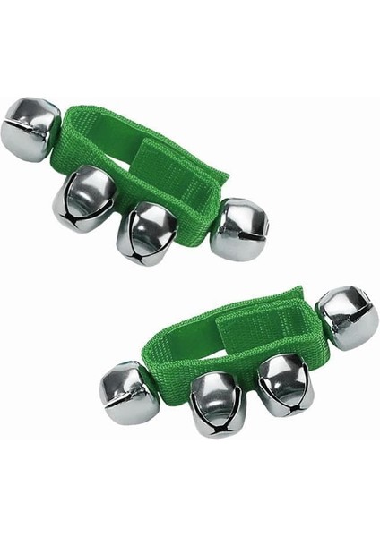 ORF-PLT-04GR Örf Aletleri Ritim Seti Bilek Zili Yeşil (1 Çift)