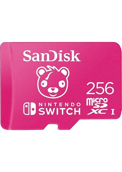 Nintendo Switch Fortnite Edition 256 GB Için Microsdxc Kart (Nintendo Switch Için, 100 Mb/sn'ye Kadar Okuma, 90 Mb/s'ye Kadar Yazma, 30 Yıl Sınırlı Garanti)
