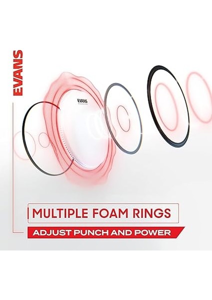 BD22EMADONX Bassdrumfell Onyx Mattschwarz 55,8 cm (22 Zoll) fırsatları