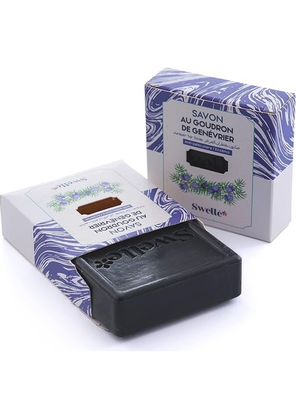 Katı Sabun Ardıç Katranı 100 gr Ardıç Sabunu 1 Adet, Saç Dökülmesi Kadın Erkek, Kepek Önleyici Şampuan | Akne, Egzama, Eksfoliyant, Siyah Noktalar | Katı Siyah Sabunlu Vücut Ovucu