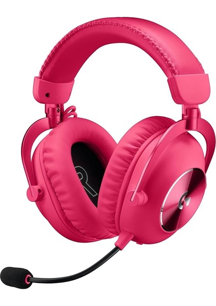 G Pro x 2 Lıghtspeed Kablosuz Oyuncu Kulaklığı, Çıkarılabilir Boom Mikrofon, 50 mm Grafen Sürücüler, Dts:x Headphone 2.0, 7.1 Surround, Bluetooth/usb/3.5 mm Aux, Pc, Ps5, Ps4, Switch, Pembe