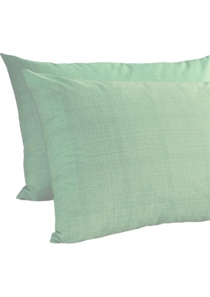 Turca-Ranforce 2'li Yastık Kılıfı 50X70 cm Mint (Mint / 50 x 70)