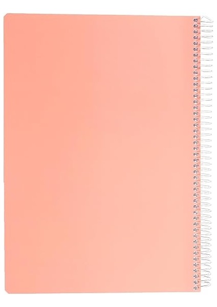 Pruva A4 Pet Spiralli Karton Kapaklı Defter 144 Yaprak - Kareli - Turuncu fiyatları