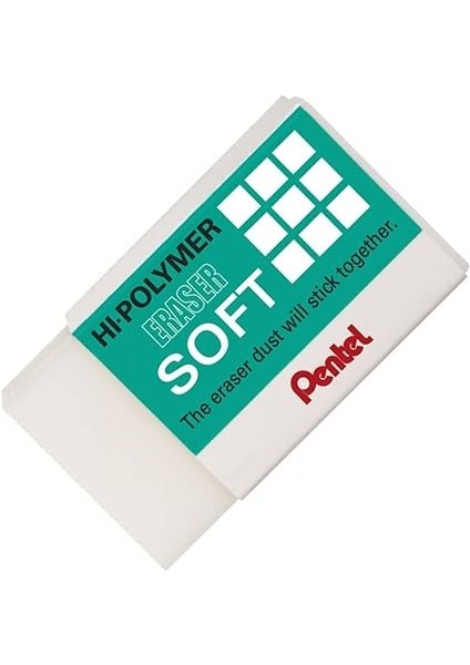 Hi-Polymer ZES08 Silgi Soft Ekstra Yumuşak, Beyaz indirimleri