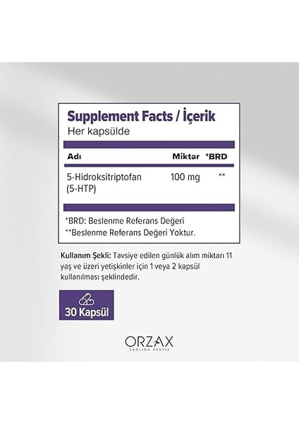 Ocean 5-Htp 100 Mg 30 Kapsül fiyatları