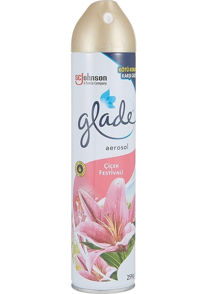 Aerosol Çiçek Festivali Oda Kokusu 300 ml (1 x 300 Ml) indirimleri